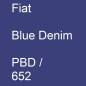 Preview: Fiat, Blue Denim, PBD / 652.